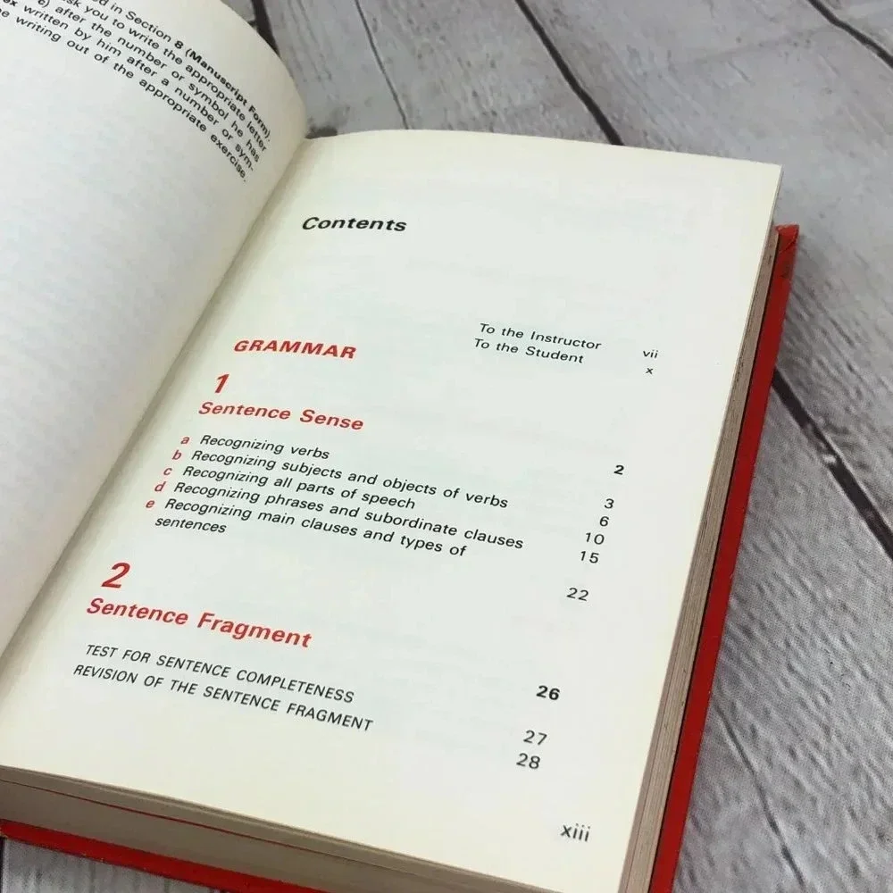 vintage textbook harbrace college handbook 1972
